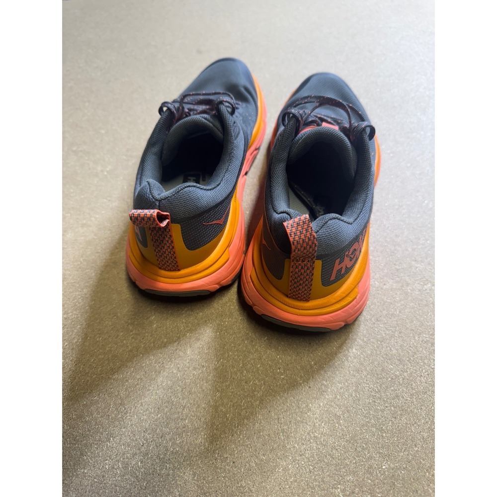 Hoka One One Womens Challenger ATR 7 Trail Running Shoes Grey Orange Size 7.5B - Picture 8 of 9